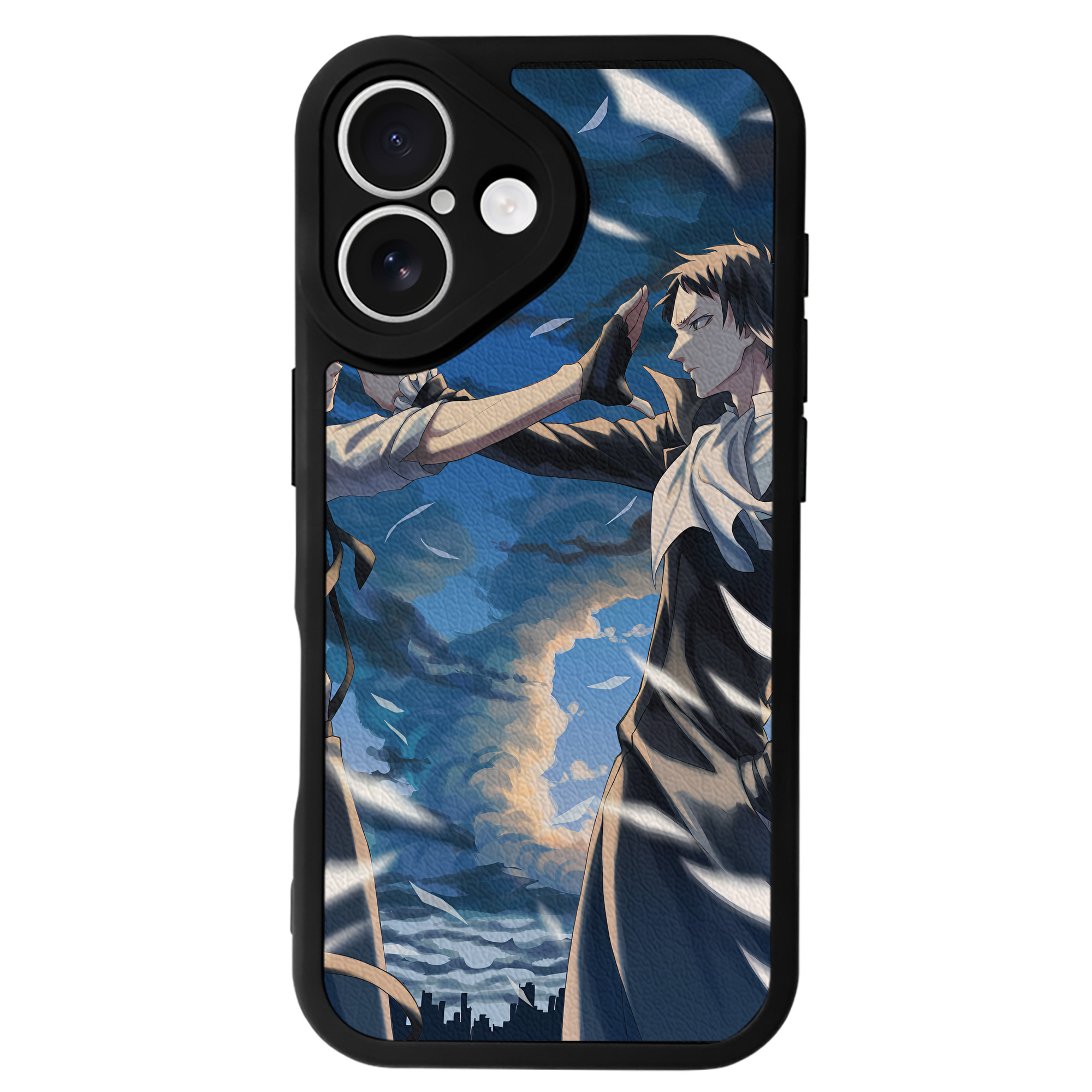 （画像用） 文豪ストレイドッグス Bungo Stray Dogs 【iPhone 16シリーズ対応】シリコンスマホケース（レザー調） 材質：シリコン